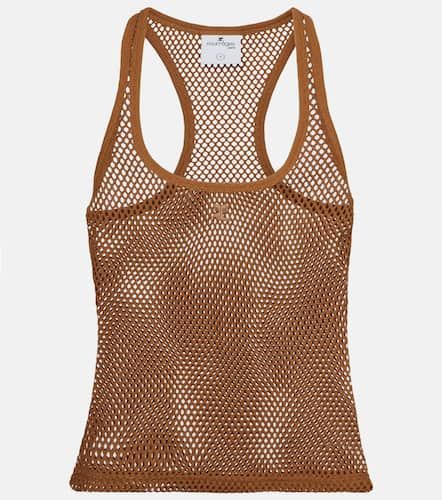 Courrèges Tank top Scuba in mesh di cotone - Courreges - Modalova