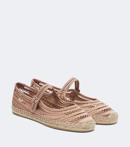 Alpargatas Mary Jane de satén caladas - Tory Burch - Modalova