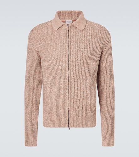 Cárdigan de algodón mouliné con cremallera - Tod's - Modalova