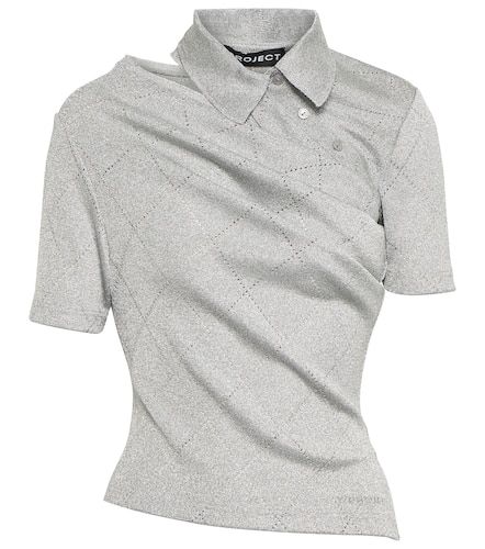 Twisted double collar polo shirt - Y/Project - Modalova