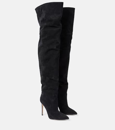 Overknee-Stiefel aus Veloursleder - Paris Texas - Modalova