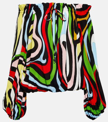 Pucci Blusa Marmo con scollo bardot - Pucci - Modalova