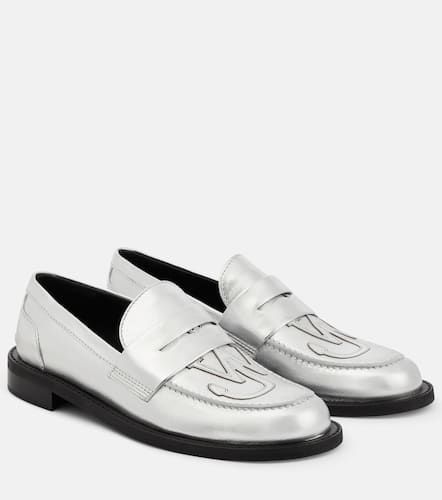 JW Anderson Anchor leather loafers - JW Anderson - Modalova