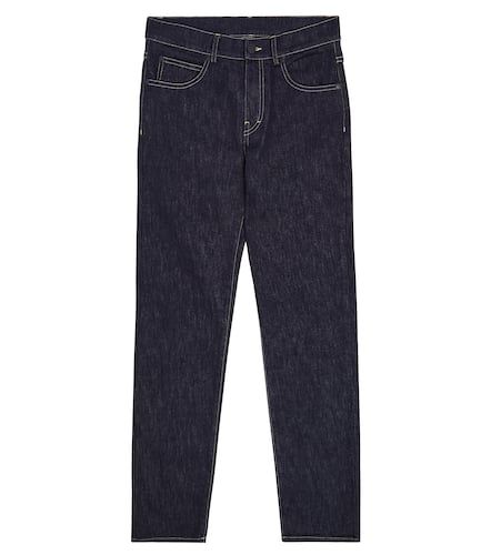 Bestickte Straight Jeans - Moncler Enfant - Modalova