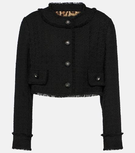 Chaqueta de tweed de mezcla de lana - Dolce&Gabbana - Modalova