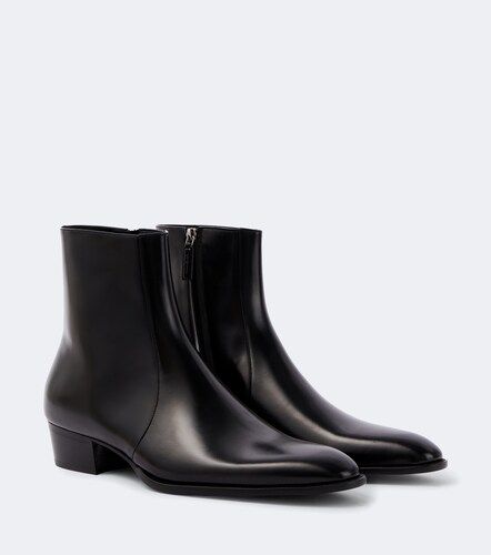 Roman leather ankle boots - Saint Laurent - Modalova