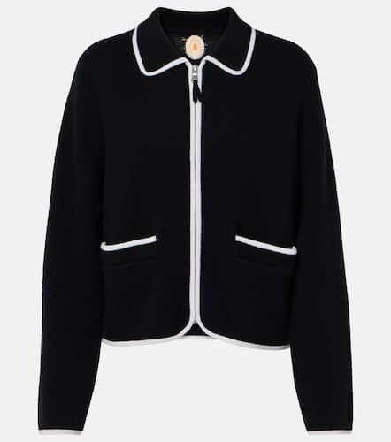 Wool and cashmere zip-up sweater - Jardin des Orangers - Modalova