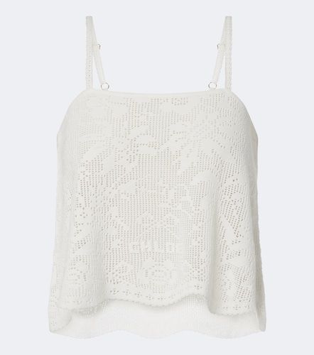 Chloe Pointelle cotton top - Chloe - Modalova