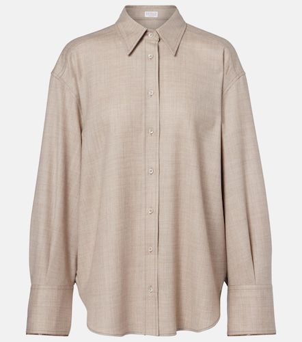 Virgin wool shirt - Brunello Cucinelli - Modalova