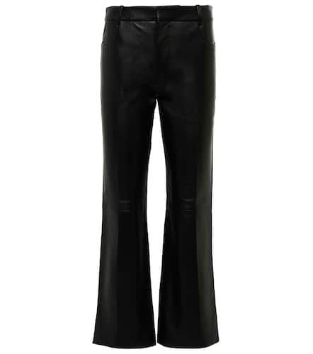 Ami Paris Leather flared pants - Ami Paris - Modalova