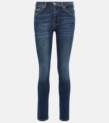 Jeans ajustados Roxanne de tiro medio - 7 For All Mankind - Modalova