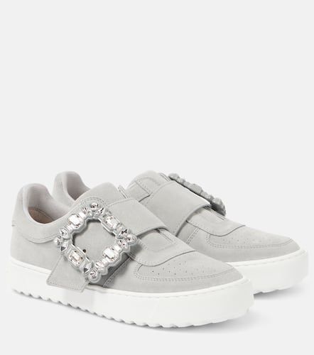 Very Vivier embellished suede sneakers - Roger Vivier - Modalova