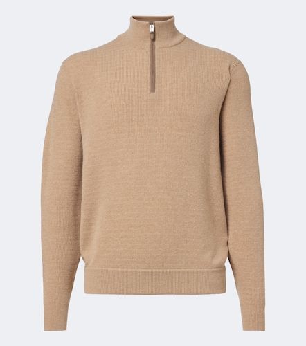 Pullover in lana e cashmere con zip - Canali - Modalova