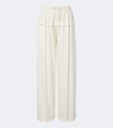 Alaïa Pantaloni a gamba larga in crêpe - Alaia - Modalova