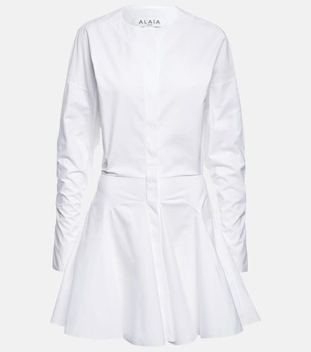 Alaïa Vestido corto en popelín de algodón - Alaia - Modalova
