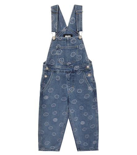 Molo Aer printed denim dungarees - Molo - Modalova