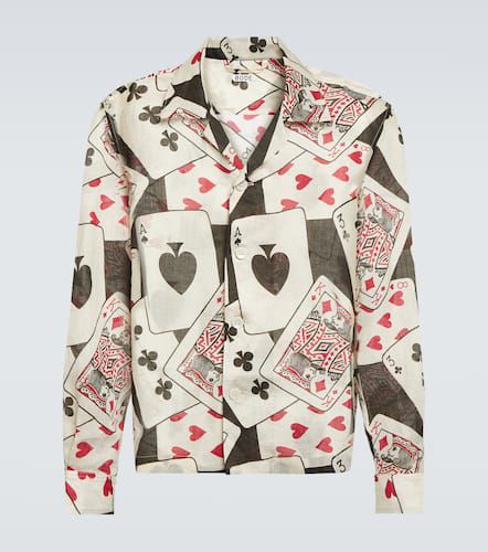 Ace Of Spades printed ramie shirt - Bode - Modalova