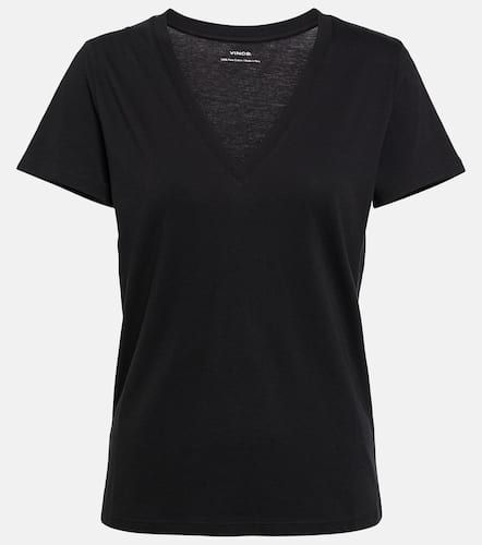 Vince Cotton V-neck T-shirt - Vince - Modalova