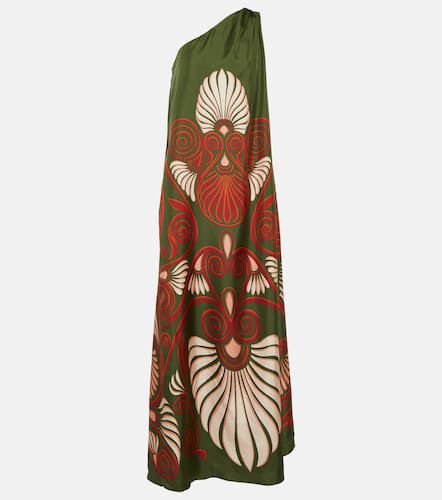 Roy printed one-shoulder silk maxi dress - La DoubleJ - Modalova