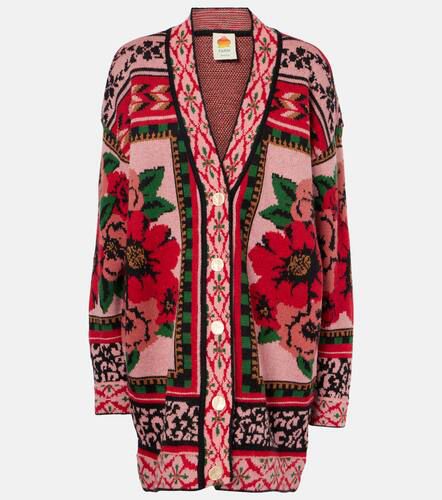 Farm Rio Cardigan Flower Tapestry - Farm Rio - Modalova