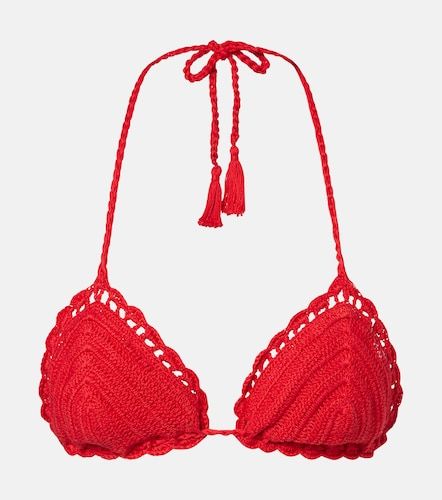 Top de bikini de croché de algodón - Anna Kosturova - Modalova