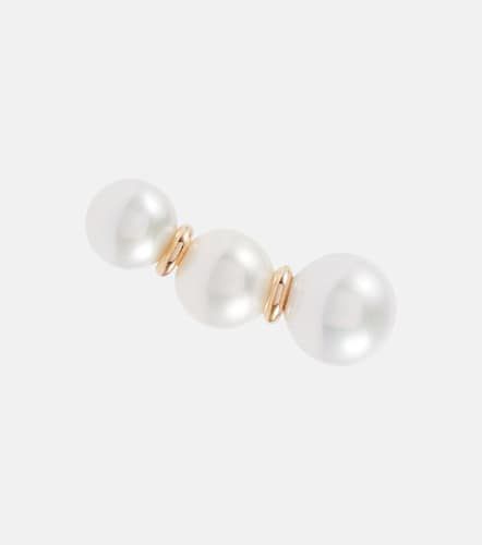 Pendiente Trois Perles de oro amarillo de 14 ct con perlas - Sophie Bille Brahe - Modalova