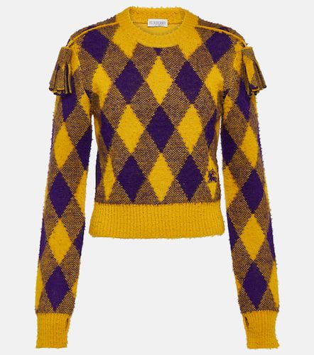 Argyle wool jacquard sweater - Burberry - Modalova