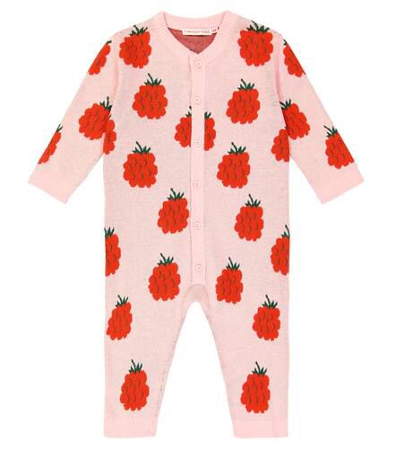 Baby - Jumpsuit corta Raspberries in cotone e lana - Tinycottons - Modalova
