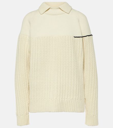 Pullover in lana con collo doppio - Victoria Beckham - Modalova