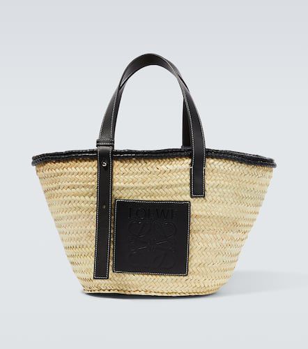 Paula's Ibiza leather-trimmed basket bag - Loewe - Modalova