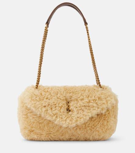 Borsa a spalla Calypso in shearling - Saint Laurent - Modalova