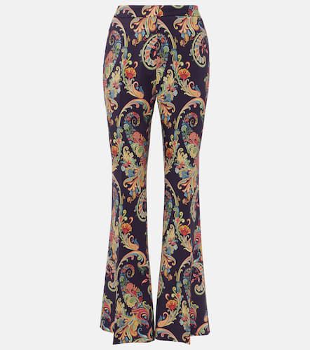 Etro Pantalones flared de tiro alto - Etro - Modalova