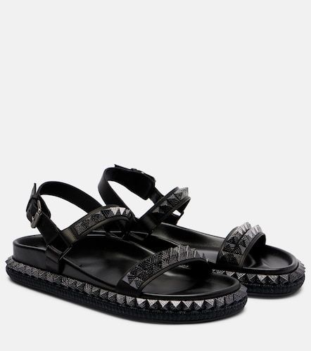 Pyrabizz spiked leather sandals - Christian Louboutin - Modalova