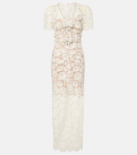 Embellished lace-trimmed cocktail dress - Self-Portrait - Modalova