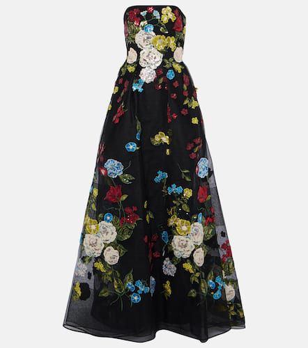 Floral embroidered tulle gown - Elie Saab - Modalova