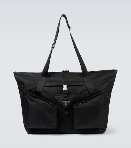 Re-Nylon leather-trimmed duffel bag - Prada - Modalova