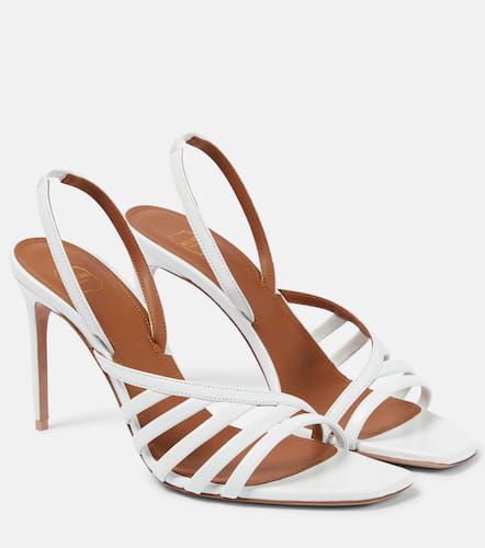 Slingback-Sandalen Ama 90 aus Leder - Malone Souliers - Modalova