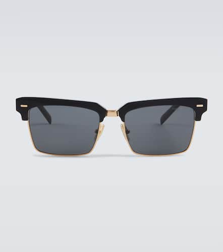 Miu Miu Logo browline sunglasses - Miu Miu - Modalova