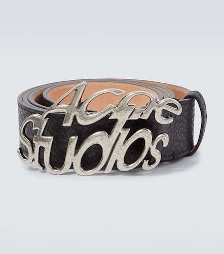 Acne Studios Logo leather belt - Acne Studios - Modalova