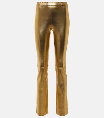 Pantalones slim JP Long de piel metalizada - Stouls - Modalova