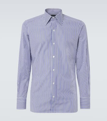 Camicia Bengal in misto cotone a righe - Tom Ford - Modalova