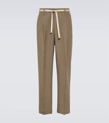 Zegna Linen straight pants - Zegna - Modalova