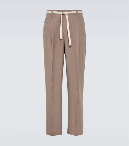 Zegna Linen straight pants - Zegna - Modalova