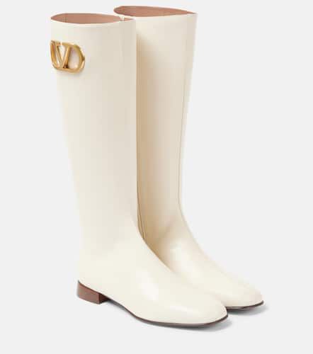 VLogo Signature leather boots - Valentino Garavani - Modalova