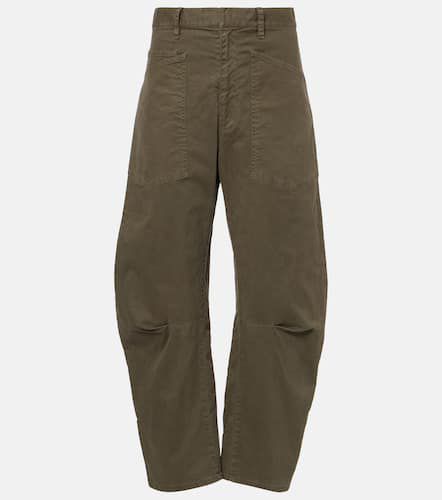 Pantaloni a gamba larga Shon in twill di cotone - Nili Lotan - Modalova