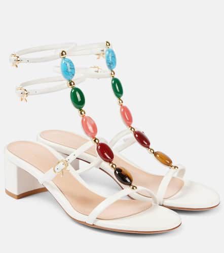 Embellished leather sandals - Gianvito Rossi - Modalova