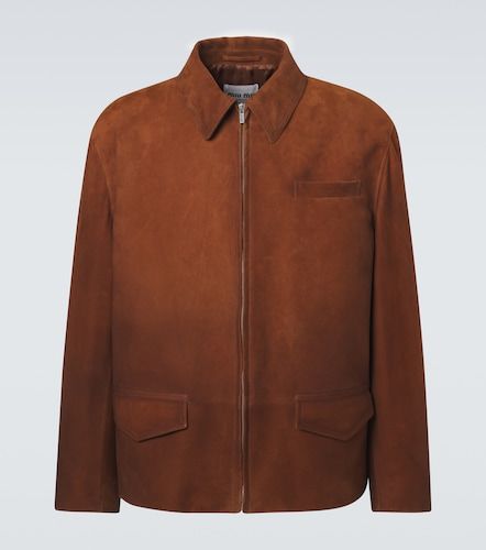 Miu Miu Suede blouson jacket - Miu Miu - Modalova