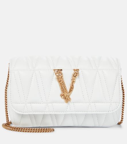 Virtus Small leather crossbody bag - Versace - Modalova