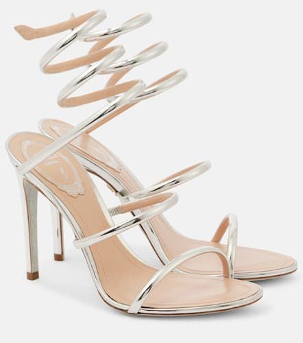 Cleo 105 mirrored leather sandals - Rene Caovilla - Modalova