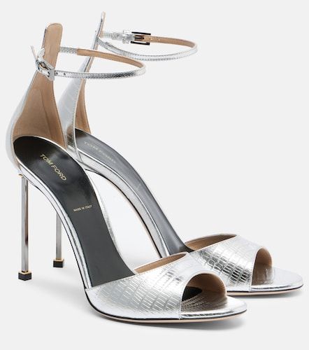 Spire metallic leather sandals - Tom Ford - Modalova